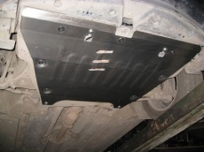 Защита алюминиевая Alfeco для картера и КПП Hyundai Grandeur IV 2006-2011